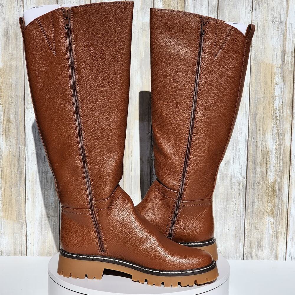 NEW - Giani Bernini Women's Jordyy Lug Sole Knee High Riding Boots - Size 7.5 M - Picture 7 of 9